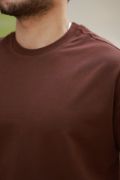 Erkek Kısa Kollu Basic Oversize Tshirt resmi
